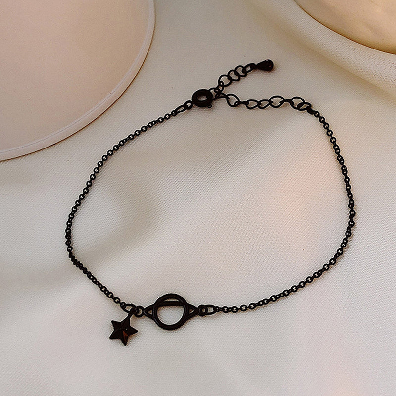 Black Planet Stars Bracelet For Women