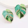 Leaf stud Earring